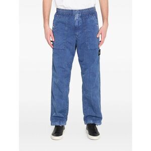 Stone Island Blue Trousers - Regular & Straight-Leg Trousers Men